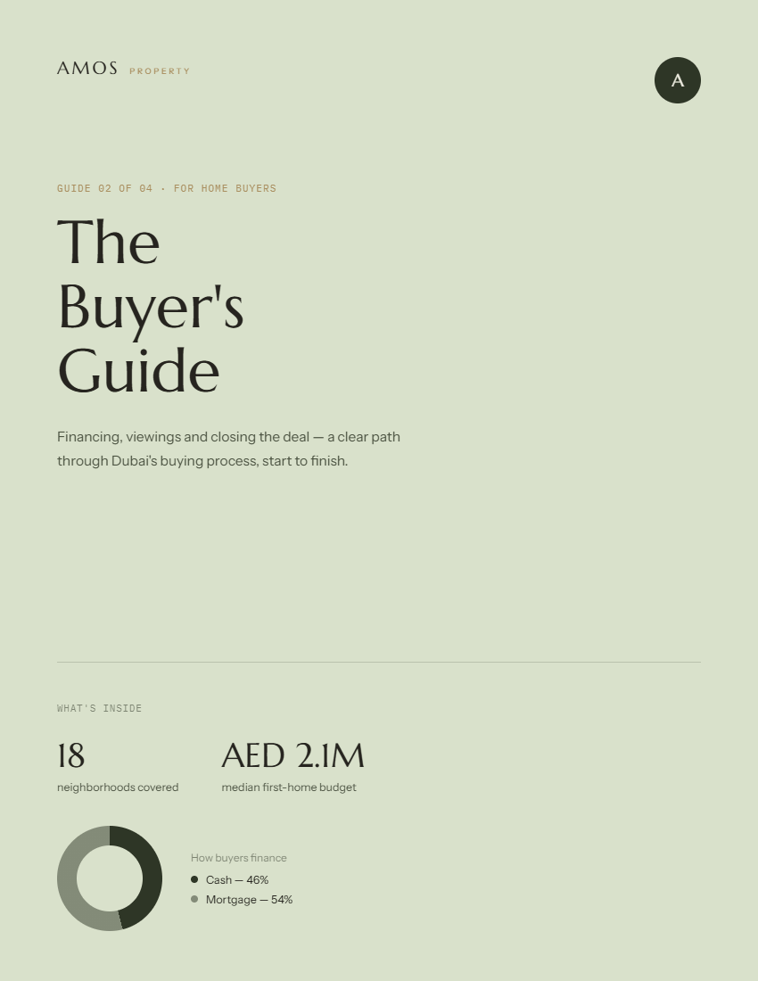 AMOS Property Buyers Guide cover